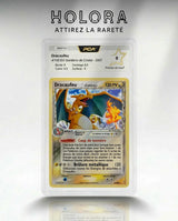 Carte gradée Pokémon Dracaufeu Holo EX Gardiens de Cristal 4/100 PCA9 Fr Holora