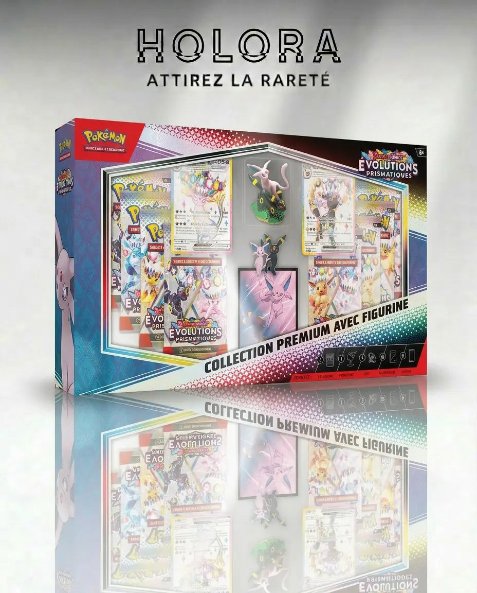 Coffret Pokémon Figurine Evolution Prismatiques EV8.5