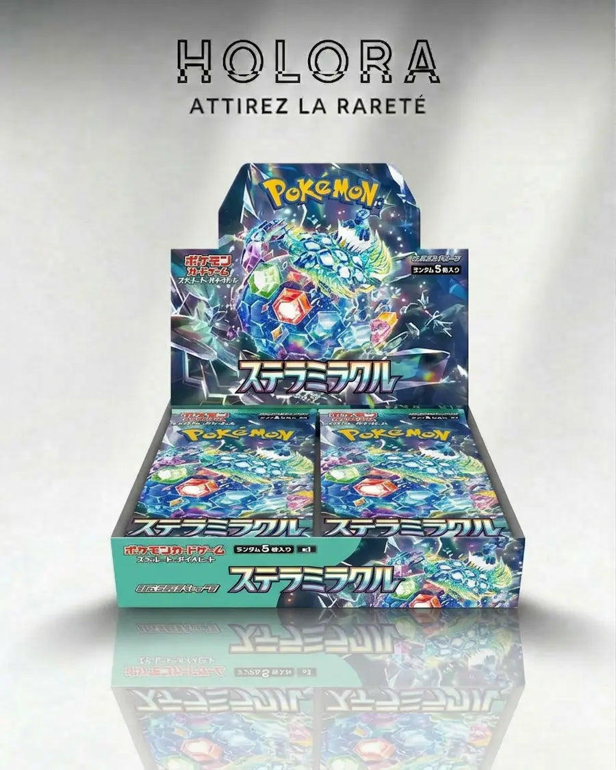 Display Stella Miracle SV7 JAP — 30 Boosters Pokémon Scellés Holora
