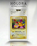 Carte gradée Pokémon Pikachu Birthday Promo No025 1998 PCA9.5 Jap Holora