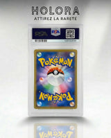 Carte gradée Pokémon Ronflex et Évoli Tag Team 297/SM-P PSA10 Jap Holora