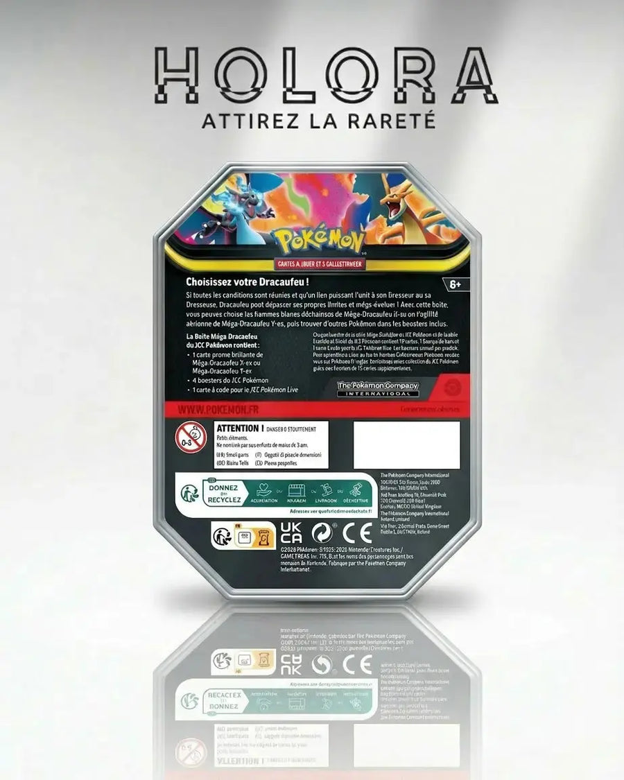 Pokébox Pokémon Dracaufeu X ou Y Fr Holora