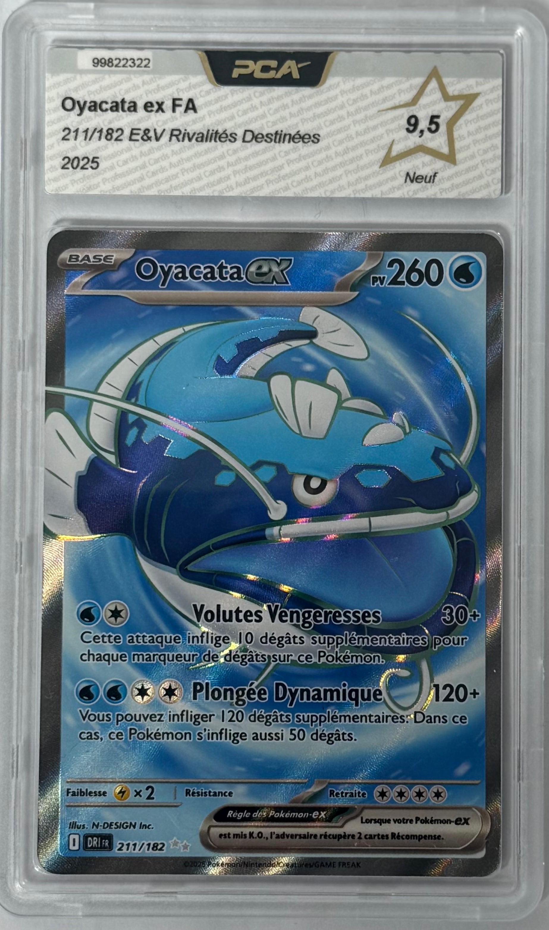 Carte gradée Oyacata 211/182 EV10 (FR) notée PCA9.5 Holora