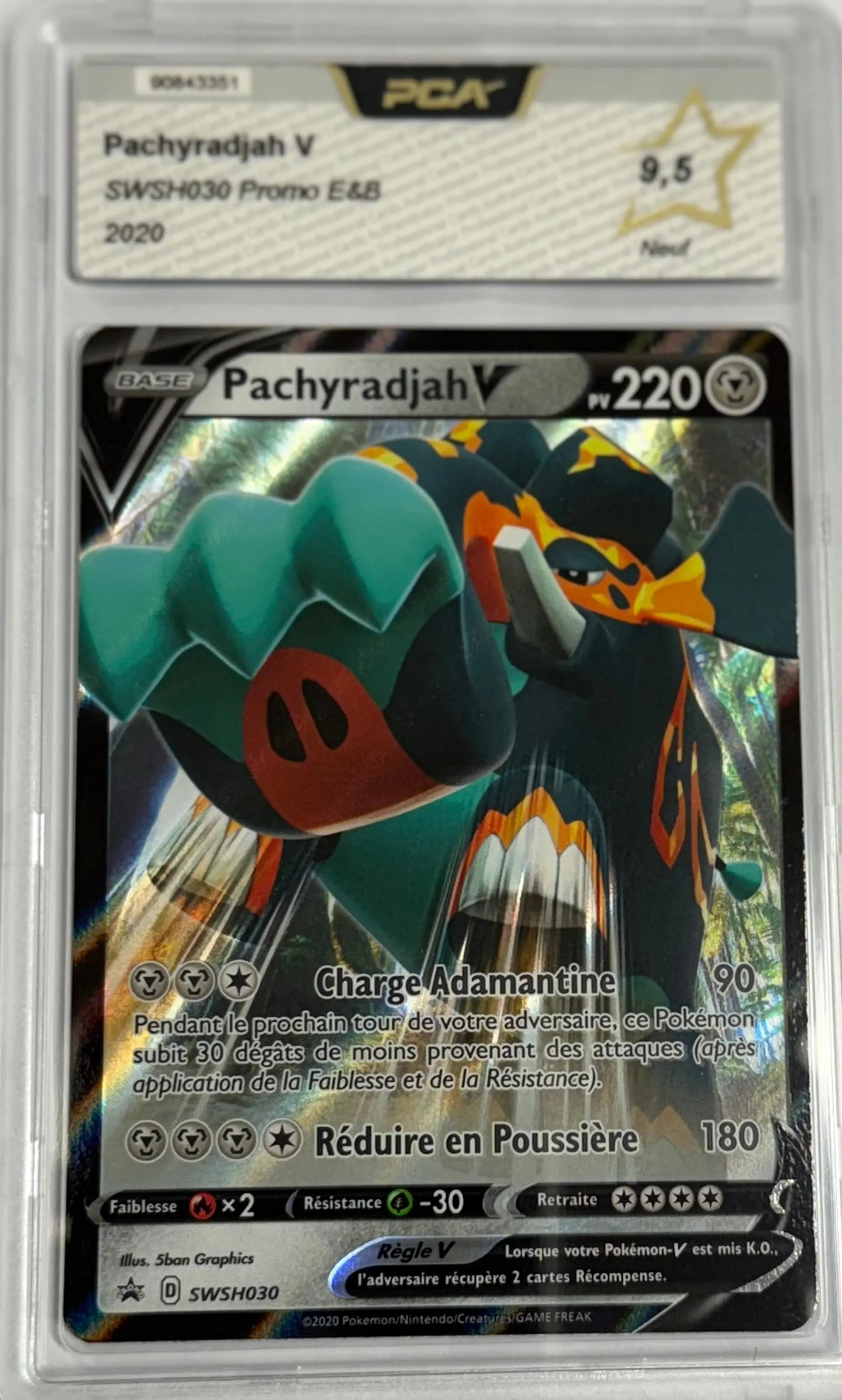 Carte gradée Pachyradjah Promo EB notée PCA9.5 Holora