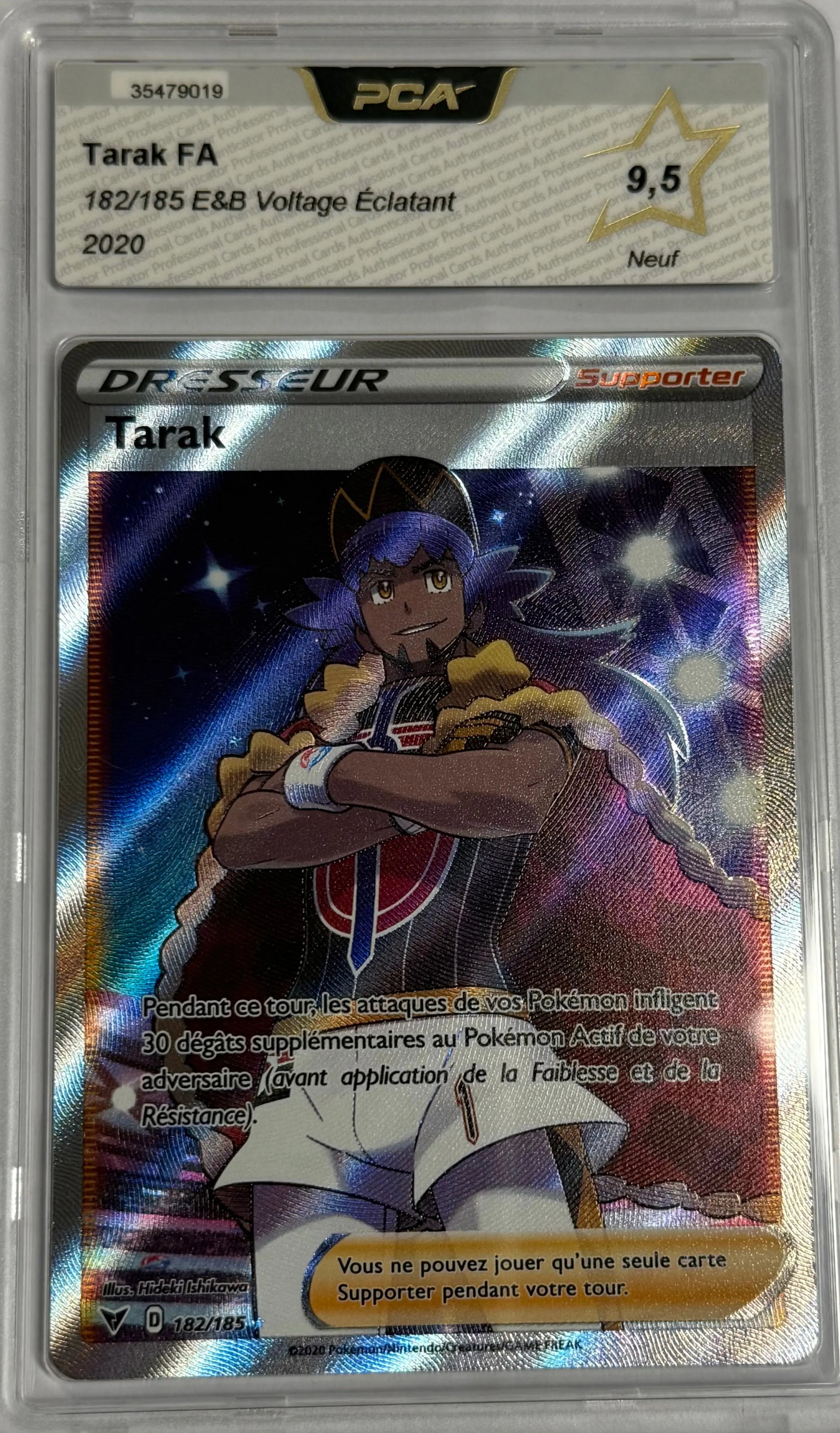 Carte gradée Tarak 182/185 EB notée PCA9.5 Holora