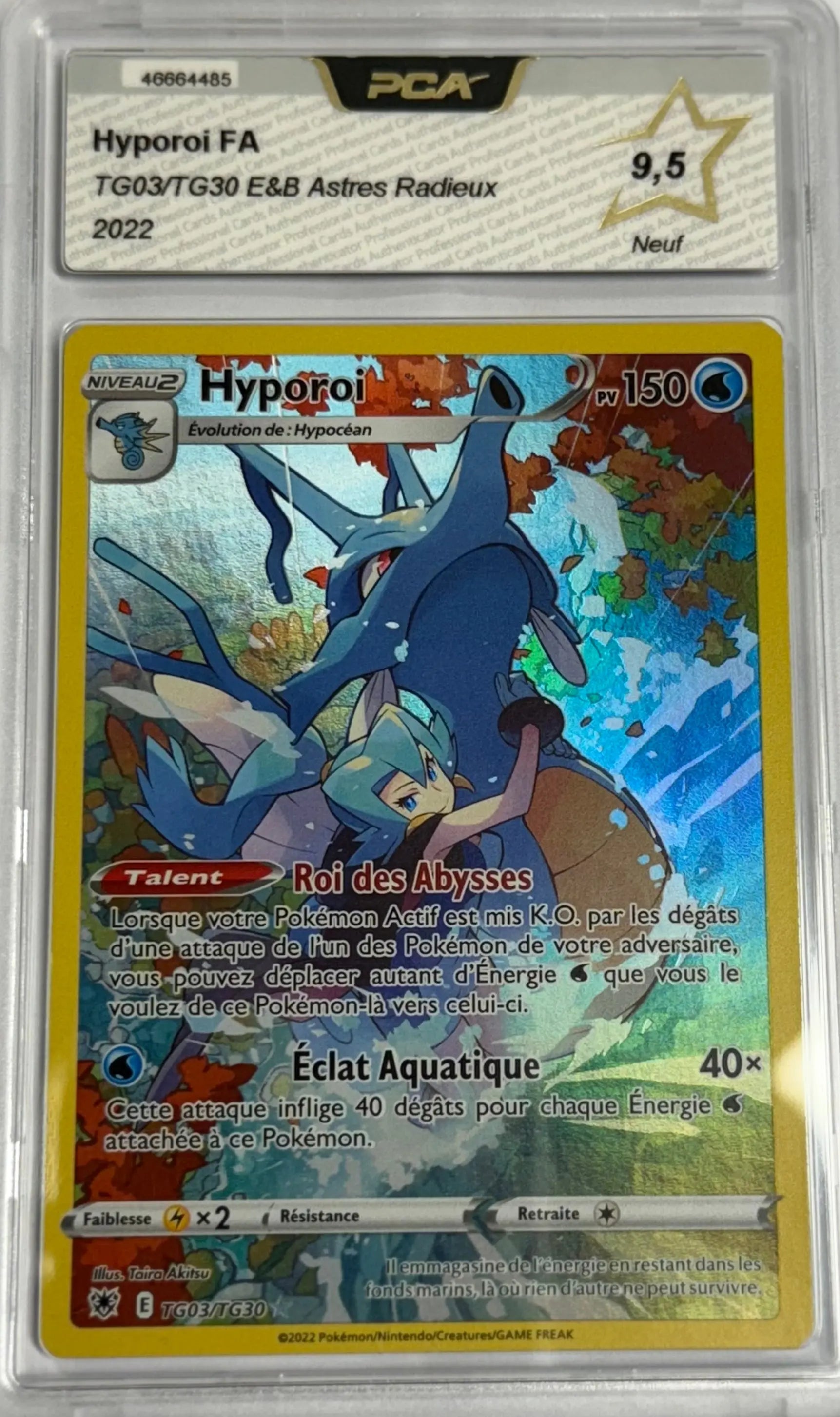 Carte gradée Hyporoi EB10 notée PCA9.5 Holora