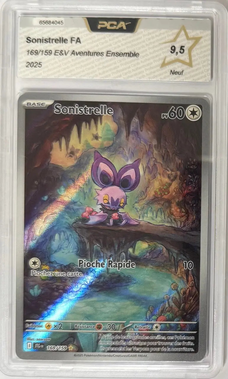 Carte gradée Sonistrelle FA 169/159 Aventures Ensemble EV9 (FR) notée PCA9.5 Holora