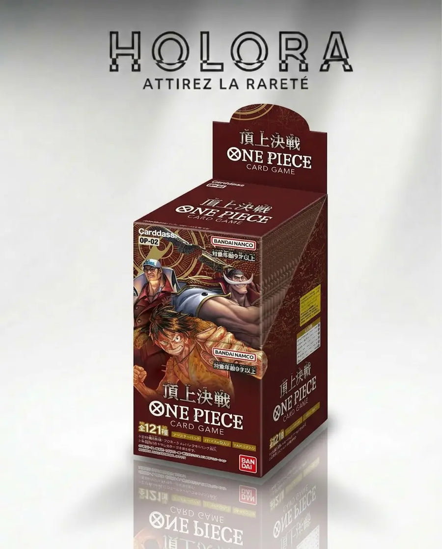 Display One Piece Paramount War -OP02 -JAP Holora