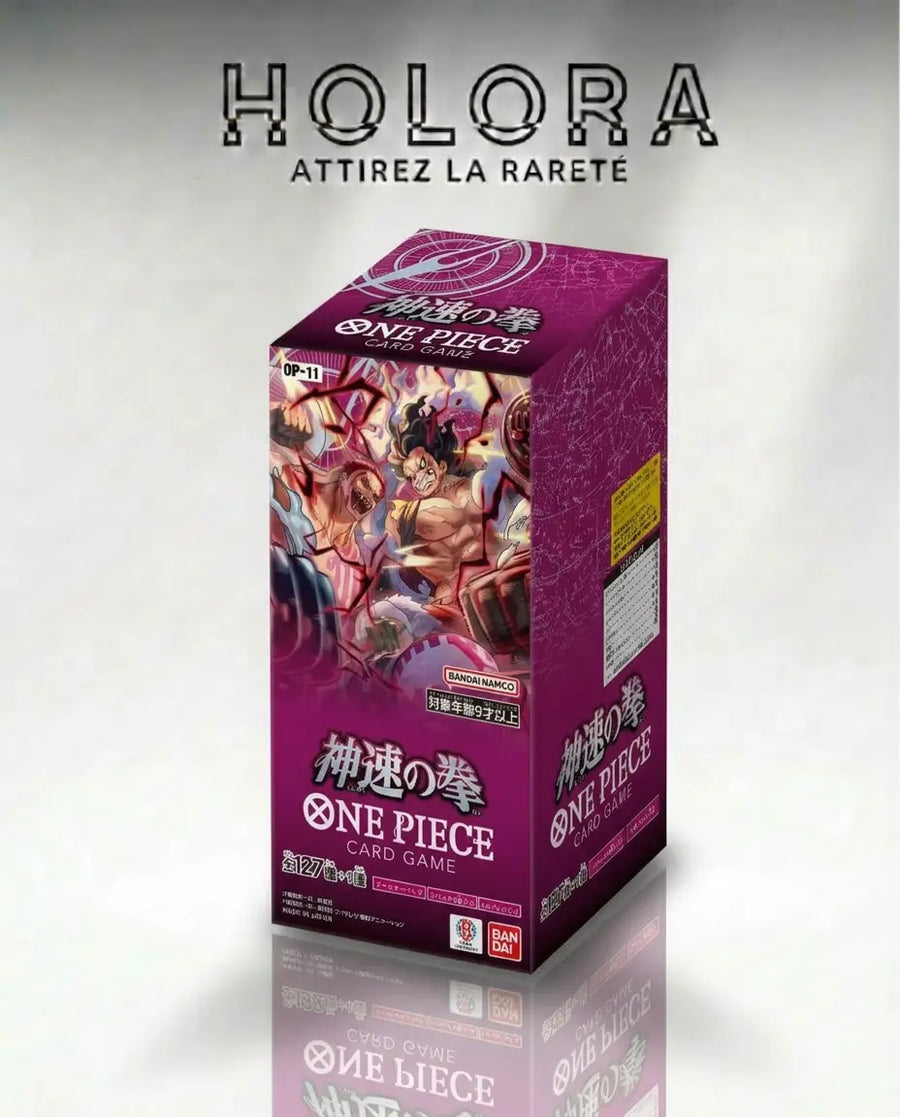 Display One Piece A Fist of Divine Speed -OP11 -JAP Holora