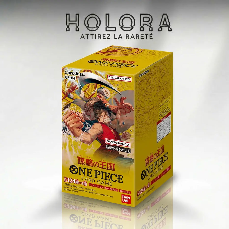 Display One Piece Kingdoms of Intrigue -OP04 -JAP Holora