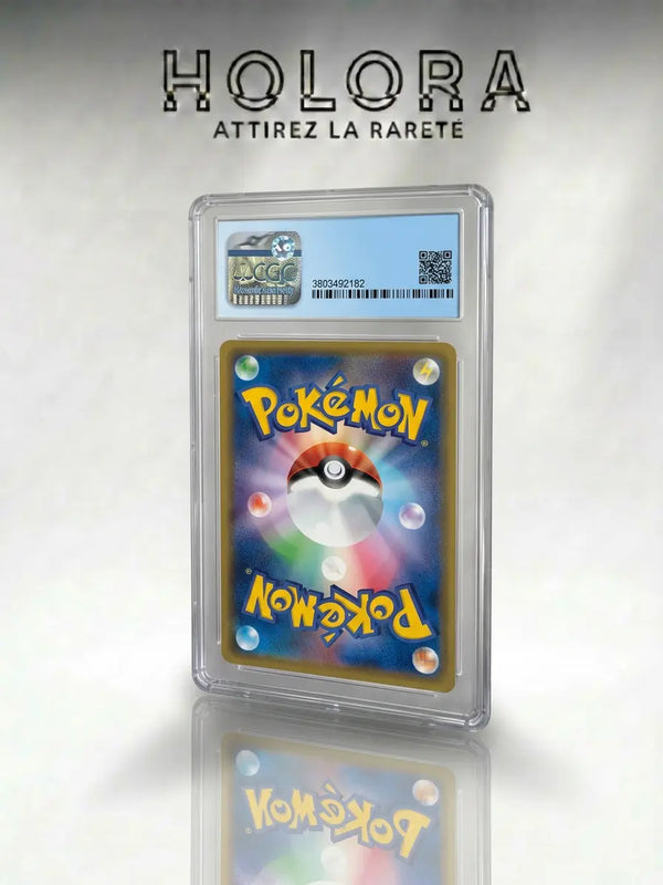 Carte gradée Pokémon Goupix poncho 038/SM-P CGC8.5 Jap