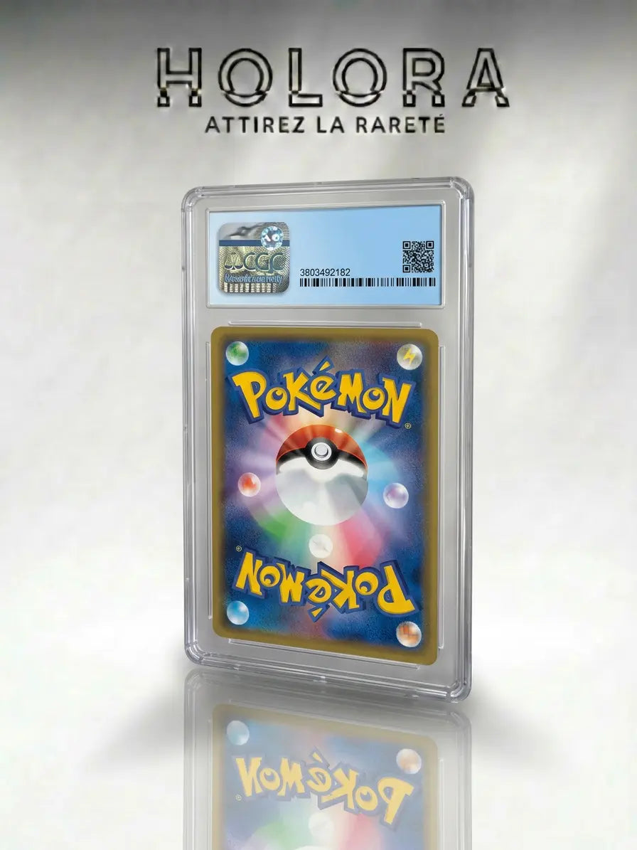 Carte gradée Pokémon Goupix poncho SM-P 038/SM-P CGC8.5 Jap Holora