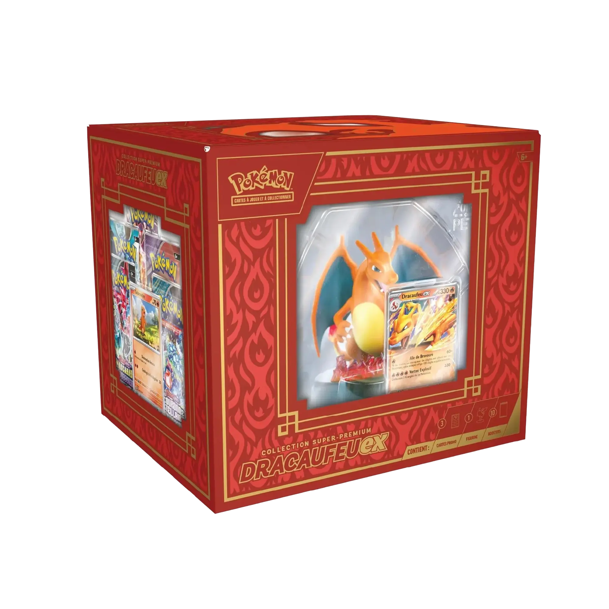 Coffret Dracaufeu ex Super Premium Figurine Holora