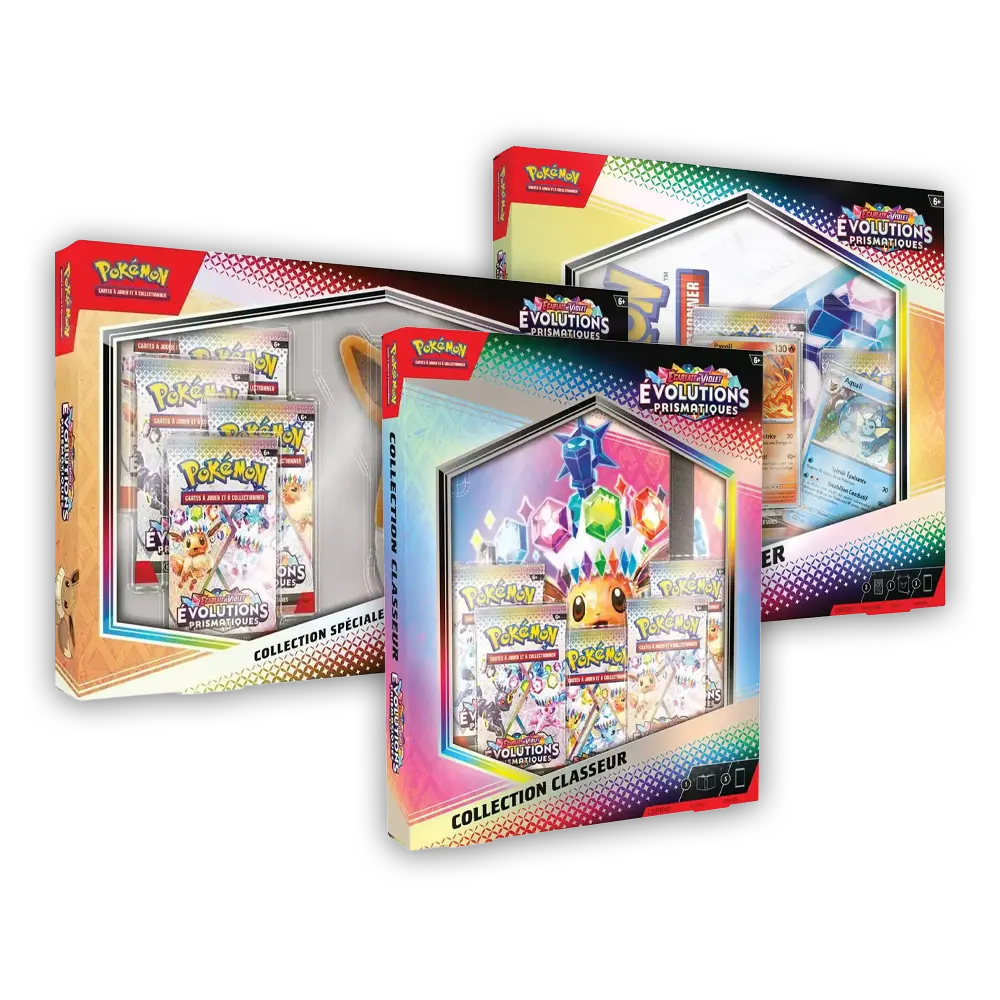 🎉 Offre Lancement Pack 5 : Evolutions Prismatiques EV8.5 + Cadeau mystere 🎁 Holora