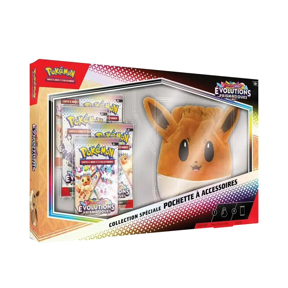 Coffret Collection Spéciale Pochette à accessoires Evoli EV8.5  - Évolution Prismatique Holora