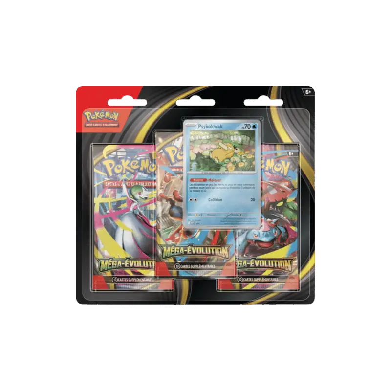 Tripack Mega Evolution ME1 (Promo aléatoire) Holora